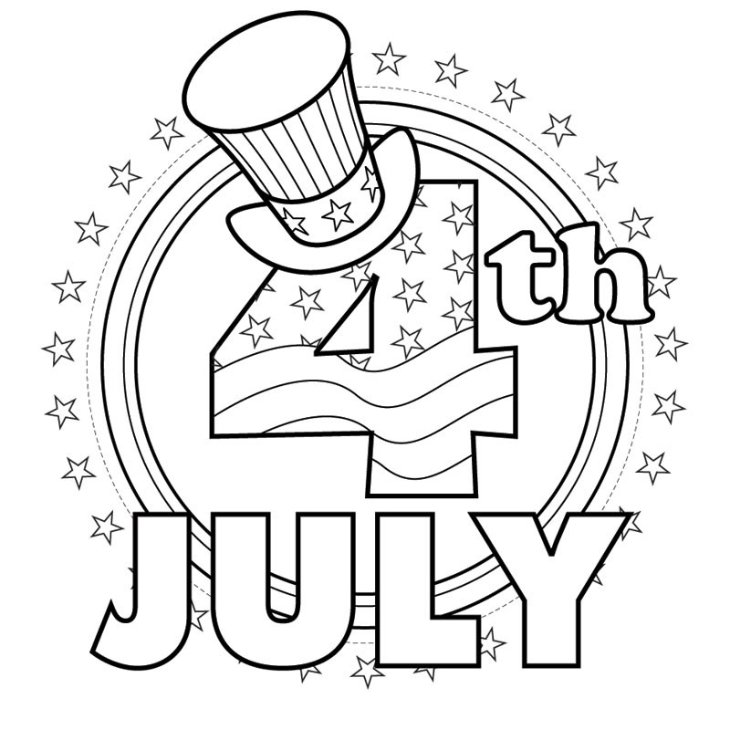 4Th Of July Coloring Pages Printable
 Fourth of July Coloring Pages