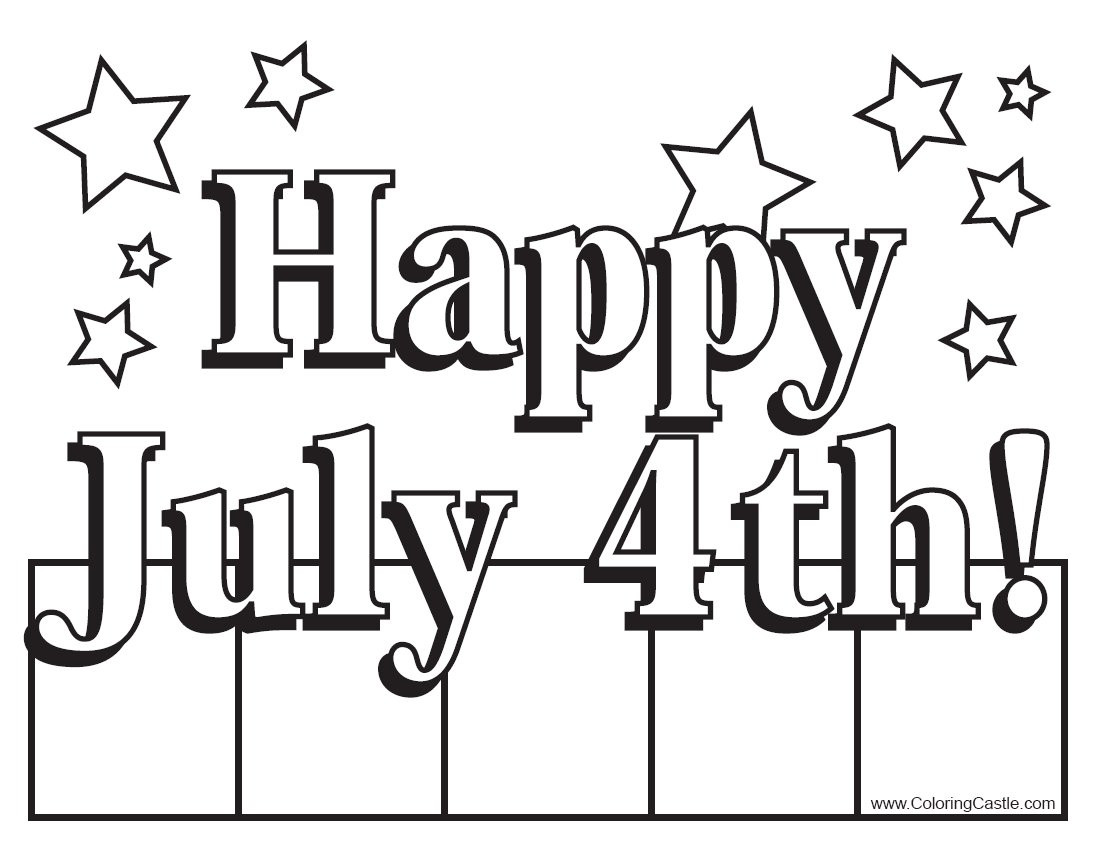 4Th Of July Coloring Pages Printable
 Coloring & Activity Pages