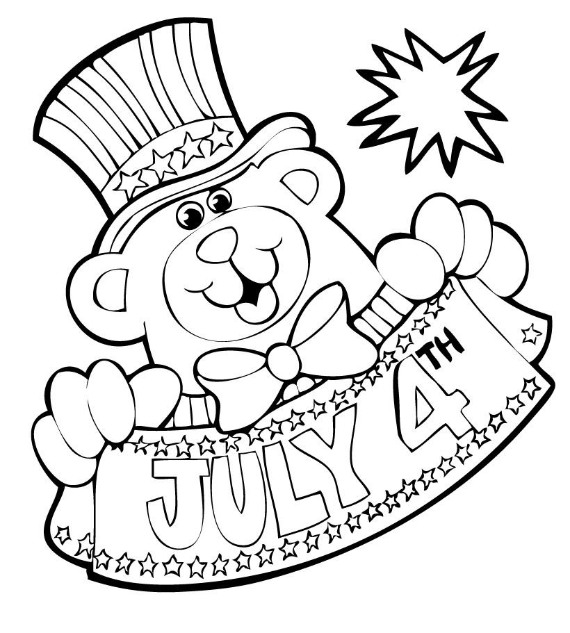 4Th Of July Coloring Pages Printable
 Free Coloring Pages Fourth of July Coloring Pages