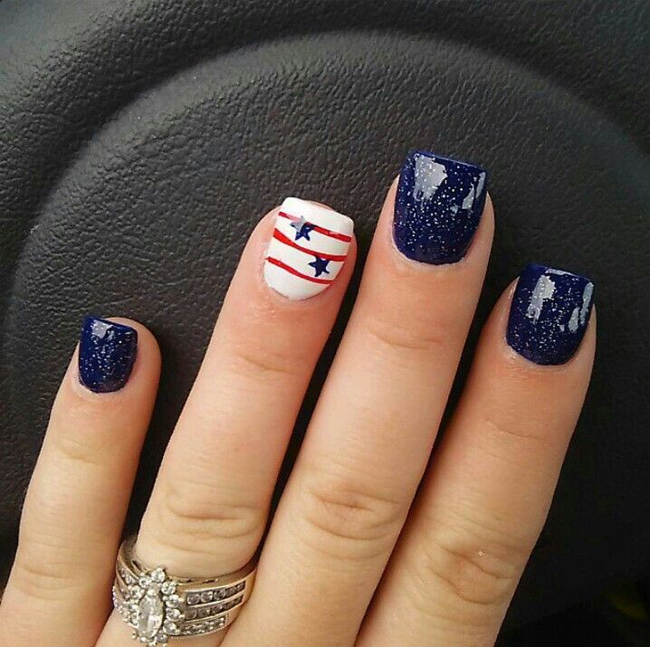 4th Of July Gel Nail Designs
 517 best images about 4th of July nail art on Pinterest