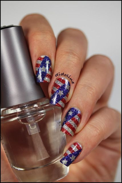 4th Of July Gel Nail Designs
 25 Patriotic 4th of July nail art 4th Nails