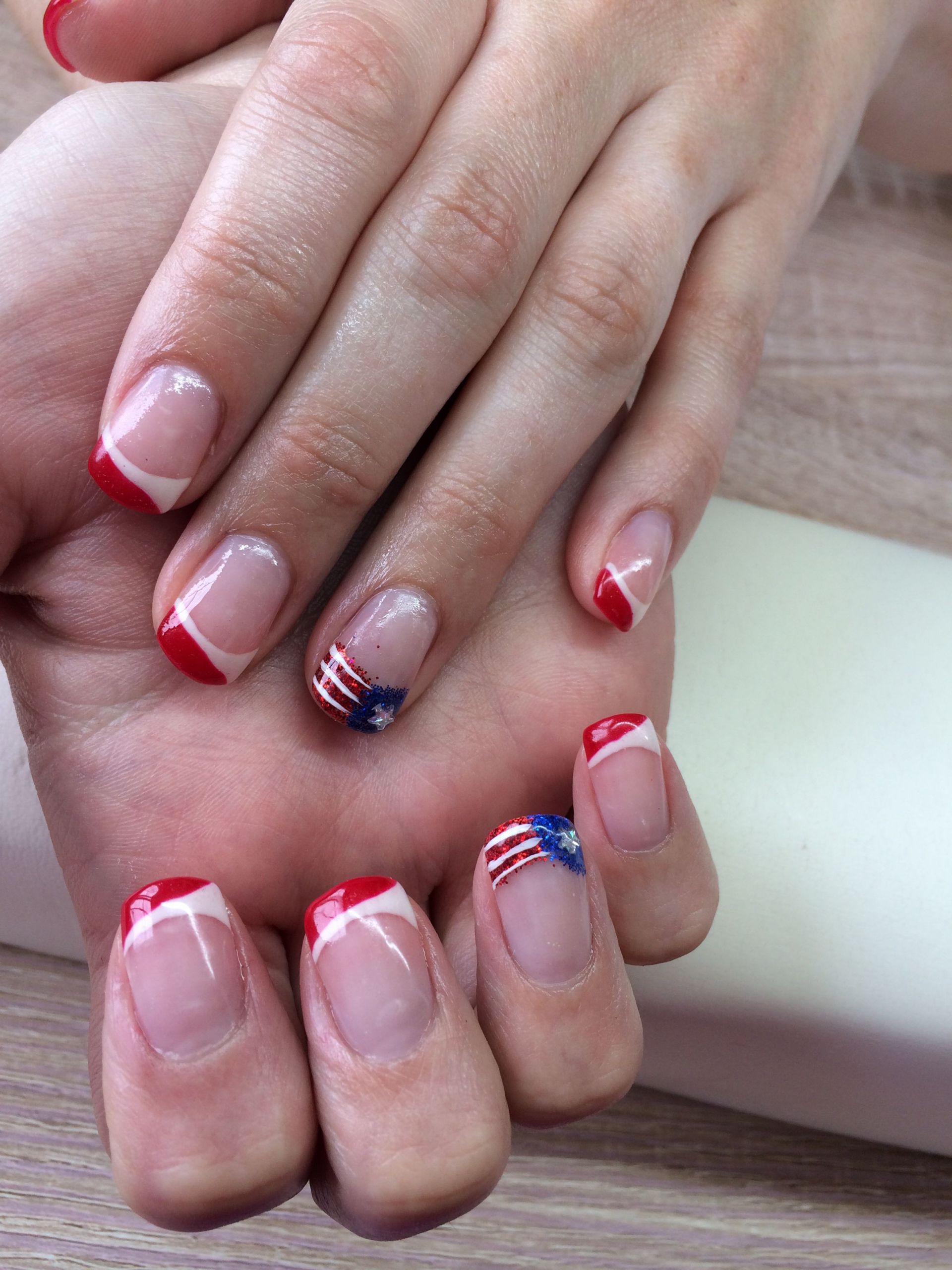 4th Of July Gel Nail Designs
 4th of July gel nail design My Style