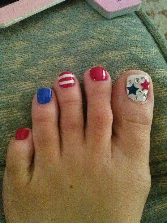 4th Of July Toe Nail Designs
 36 Best Fourth July Toe Nail Art Design Ideas