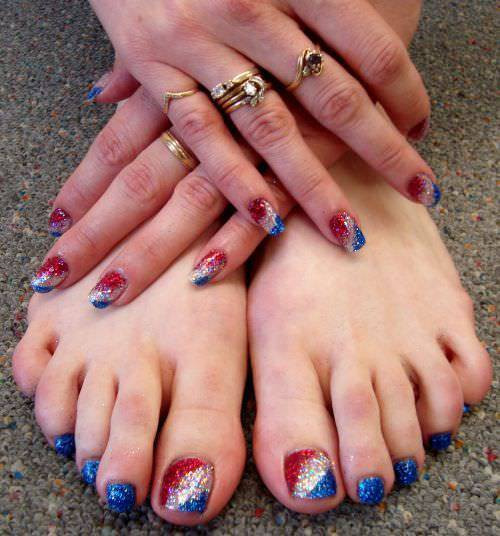 4th Of July Toe Nail Designs
 31 Patriotic Nail Art Designs Ideas