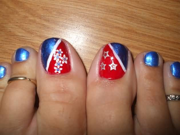 4th Of July Toe Nail Designs
 36 Best Fourth July Toe Nail Art Design Ideas