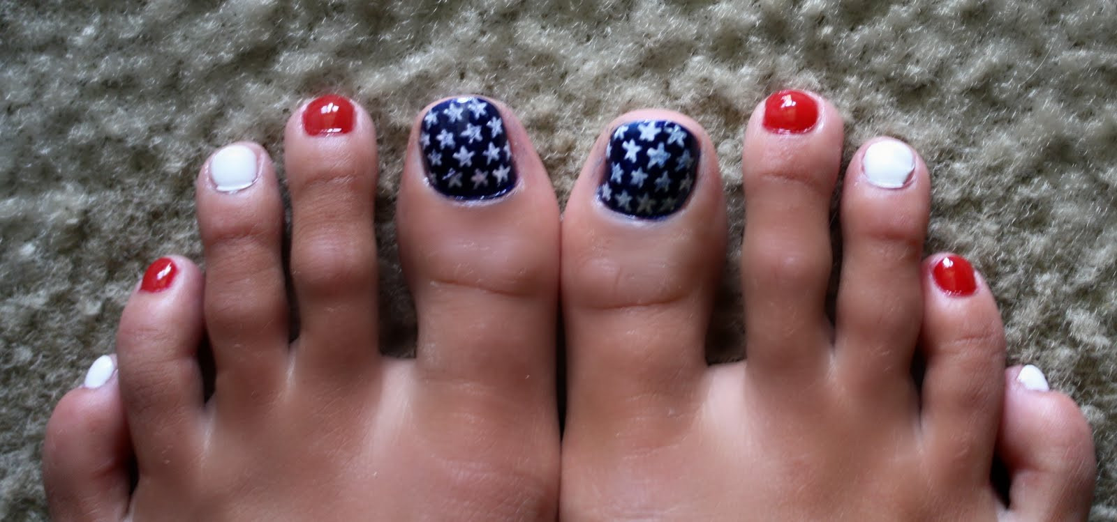 4th Of July Toe Nail Designs
 Tails to Tell Independence Day Nail Art