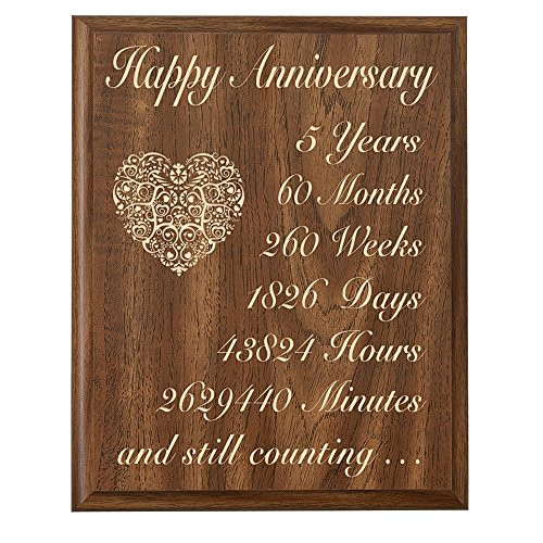 5 Year Wedding Gift
 5th Year Anniversary Gifts for Her Amazon