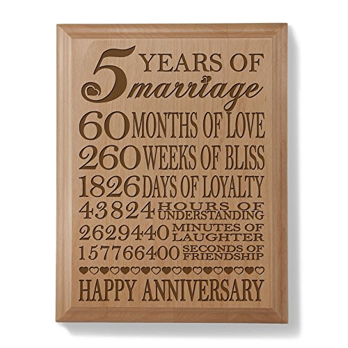 5 Year Wedding Gift
 5 Year Wedding Anniversary Amazon
