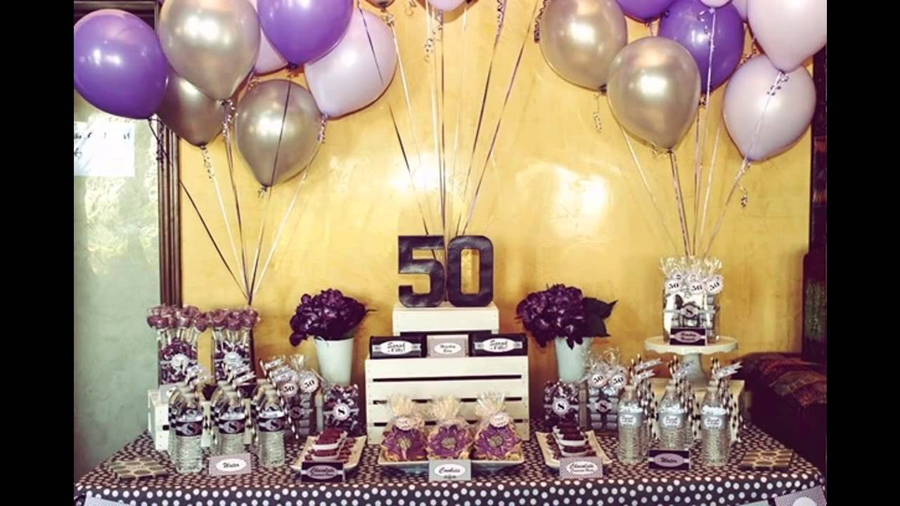 50 Birthday Party Decorations
 50th birthday party ideas