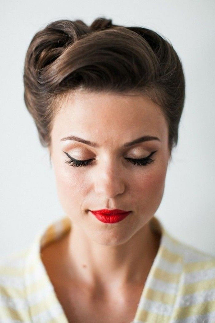 50S Hairstyles Updos
 1001 Ideas for Rockabilly Hair Inspired from the 50 s