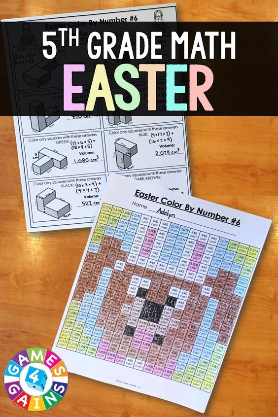 5Th Grade Easter Party Ideas
 5th grade math Math activities and 5th grades on Pinterest