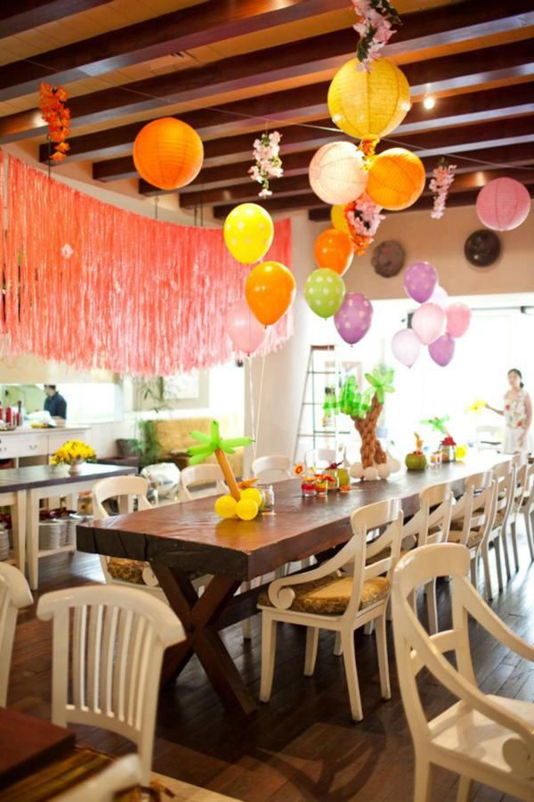 60S Beach Party Food Ideas
 Make this table out of 4x4s nice and long Heavy but