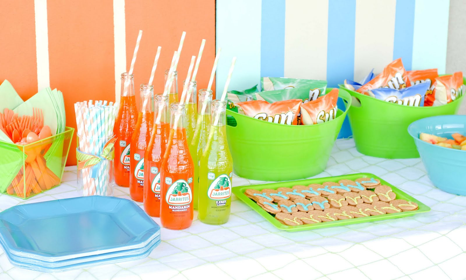 60S Beach Party Food Ideas
 Kara s Party Ideas Surf s Up Summer Pool Party