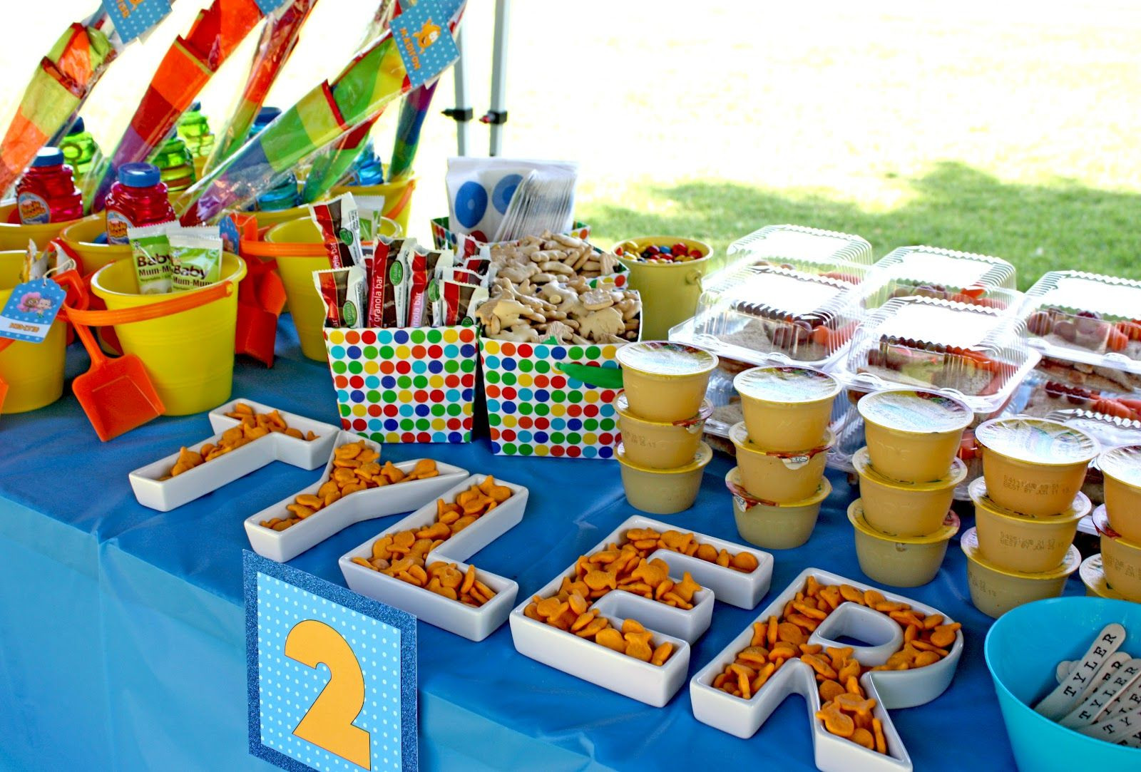 60S Beach Party Food Ideas
 waterpark birthday park snacks and food