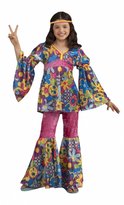 60S Flower Child Fashion
 Retro 60s Hippie Flower Power Costume The Costume Shoppe