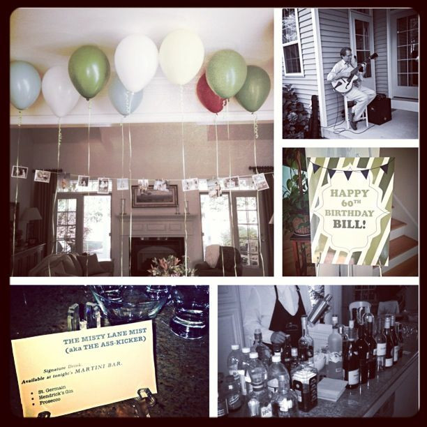 60th Birthday Party Ideas For Dad
 Decorations for my step dad s 60th surprise birthday party