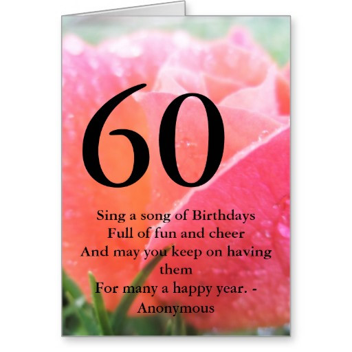 60Th Birthday Wishes Quotes
 For 60th Birthday Quotes Greetings QuotesGram