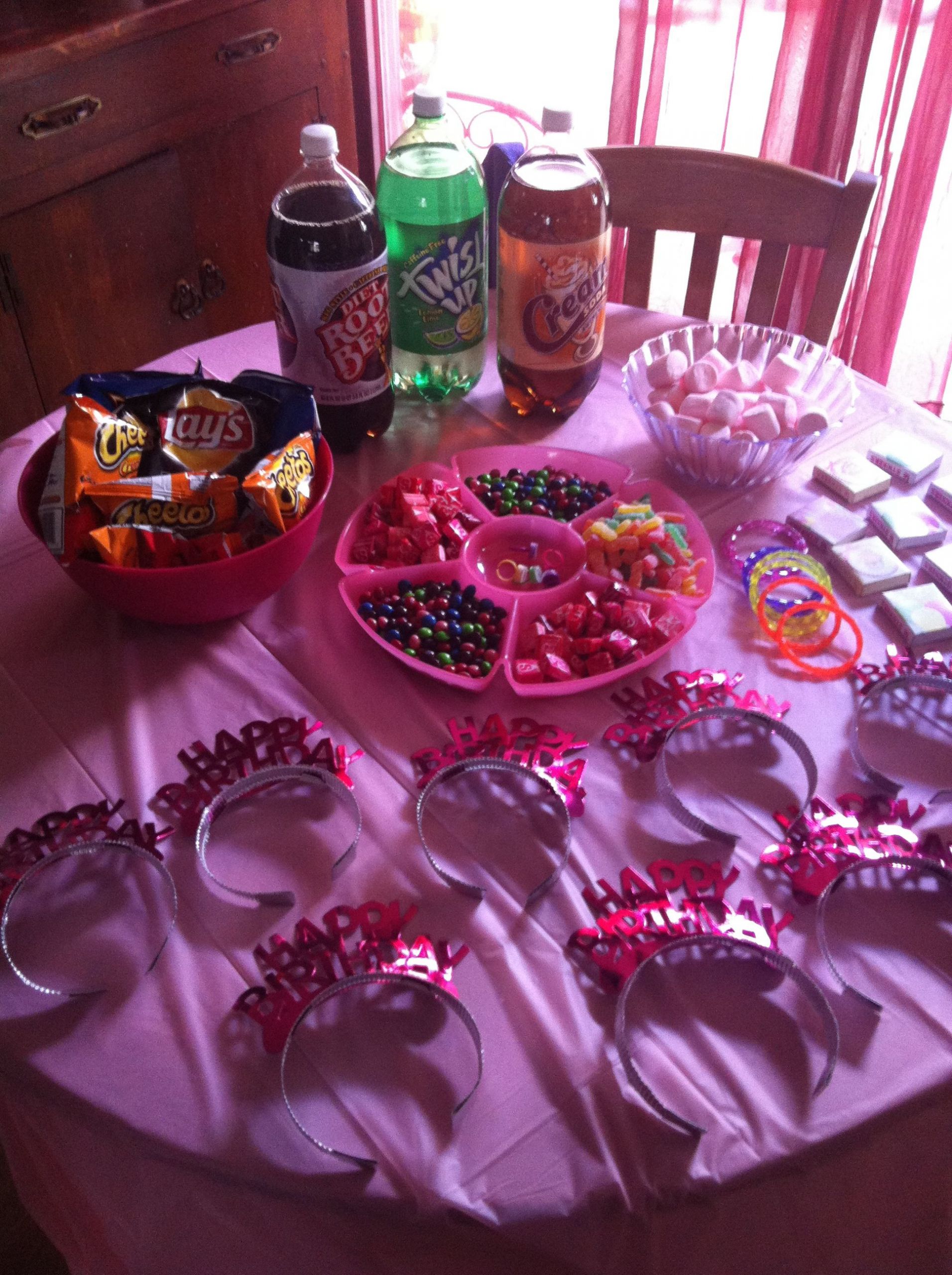 8 Year Old Birthday Party Ideas
 Girls 8 year old slumber party treats Food