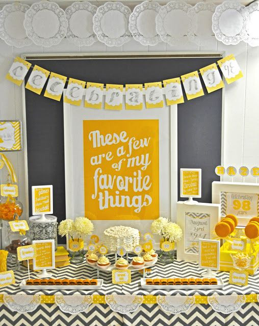 80th Birthday Party Decorations
 80th Birthday Party Ideas