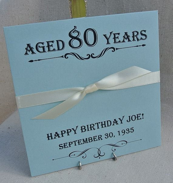 80th Birthday Party Favors
 80th Birthday Favor Lottery Ticket Holder 80th Birthday