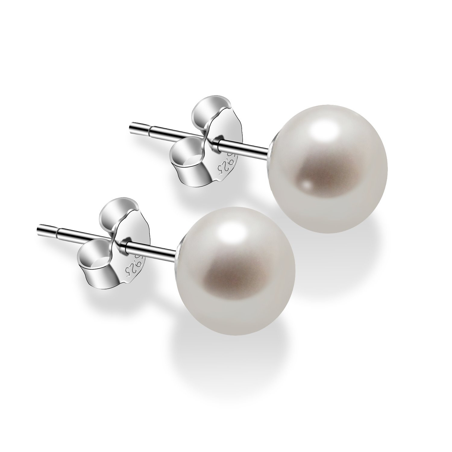 8mm Pearl Earrings
 Pearl Earrings for Women 7 8mm Freshwater Cultured Pearl