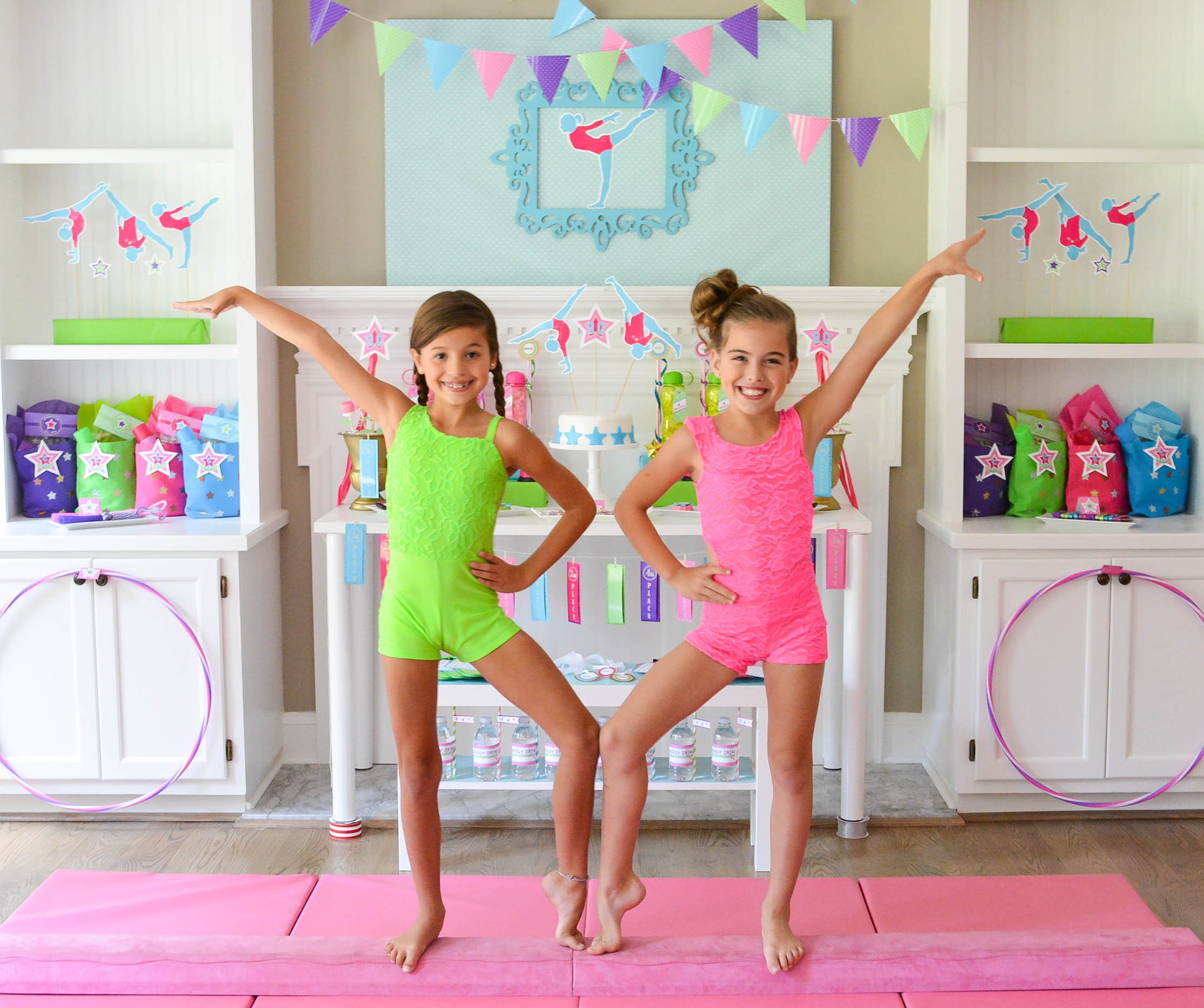 9Th Birthday Party Ideas For Girl
 Gymnastics birthday