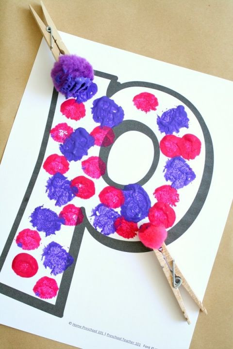 A Crafts For Preschoolers
 Using Process Art Alphabet Crafts in Preschool