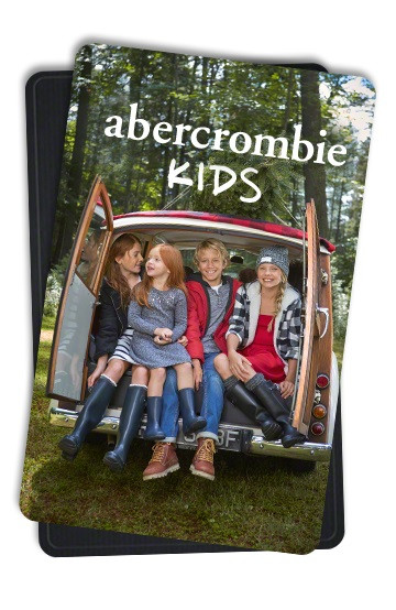 Abercrombie Kids Gift Cards
 Abercrombie Kids Gift Card Store Credit Cards