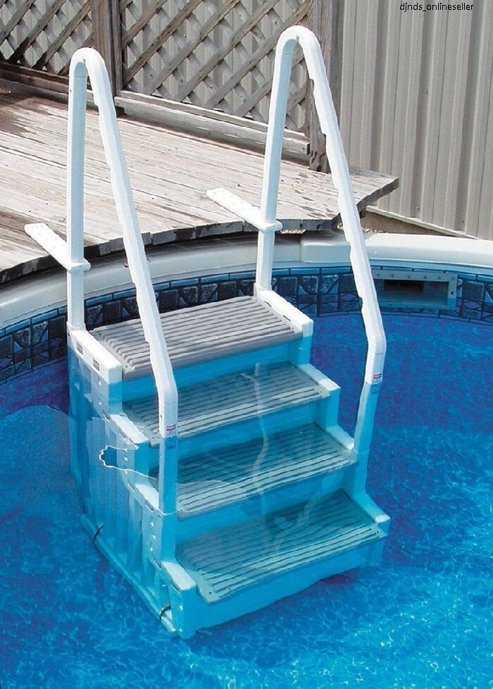 Above Ground Pool Ladder Parts
 Ground Swimming Pool Ladder Heavy Duty Step Deck