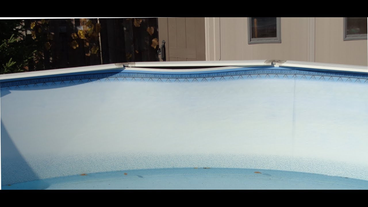 Above Ground Pool Repair
 Ground Pool Repair wall came out of track and