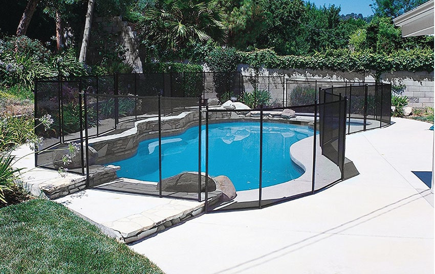 Above Ground Pool Safety Fence
 30 Pool Fence Ideas Design Designing Idea