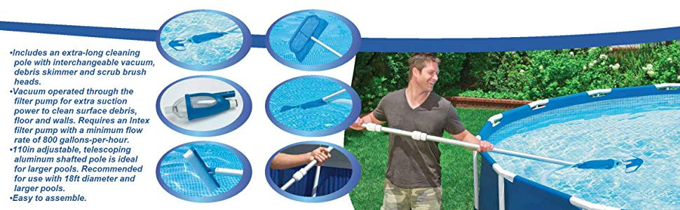 Above Ground Pool Service
 Amazon Intex FBA E Deluxe Maintenance Kit for