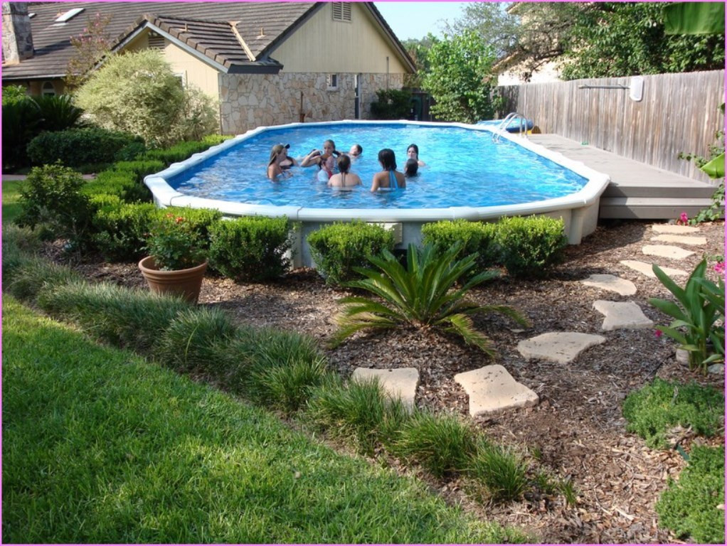 Above Ground Pool Shapes
 Ground Pool Landscaping Ideas – Deshouse