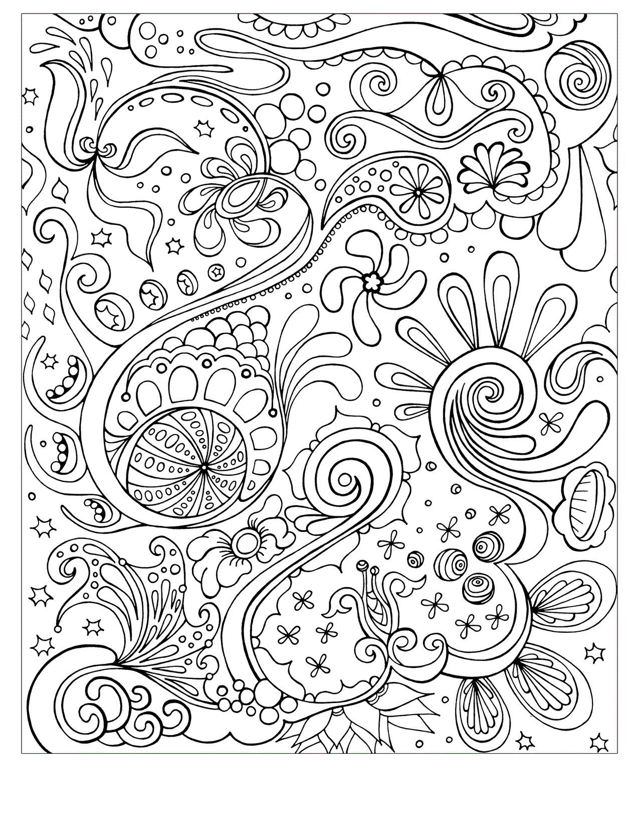 Abstract Coloring Pages For Kids
 Free Printable Abstract Coloring Pages For Kids