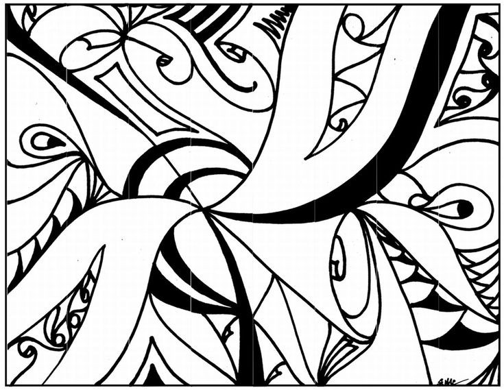 Abstract Coloring Pages For Kids
 Abstract Coloring Pages