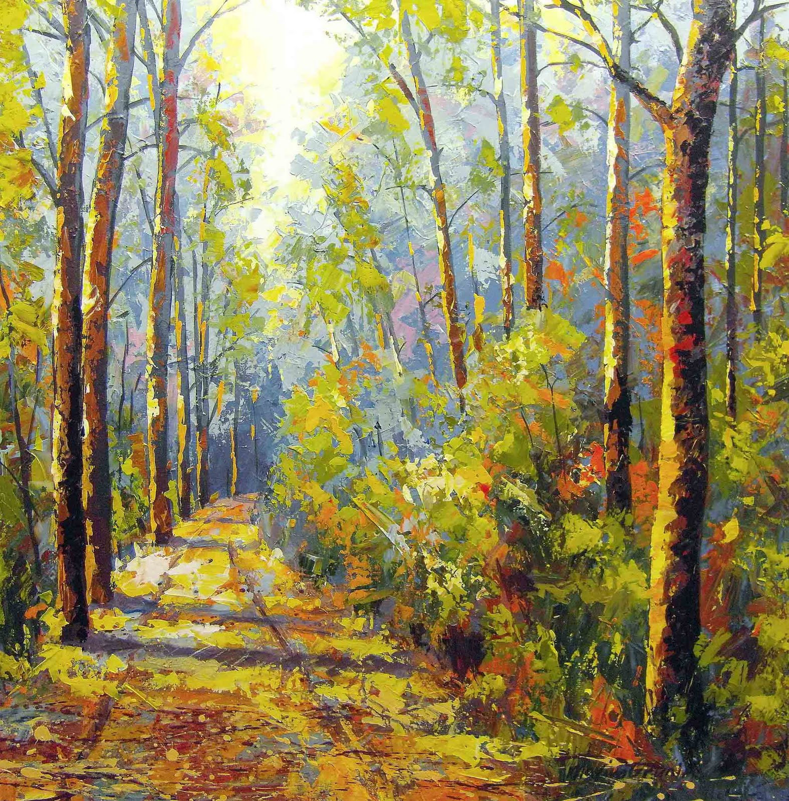 Acrylic Landscape Paintings
 Maxim Grunin Drawing & Painting November 2009