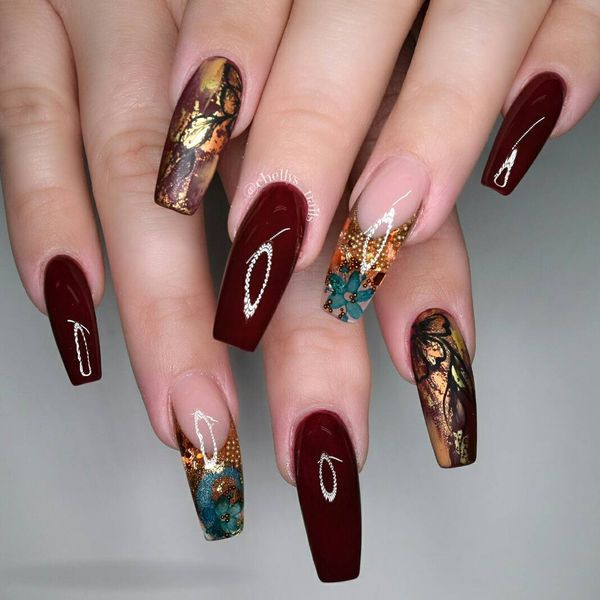 Acrylic Nail Ideas For Fall
 31 Ideal Fall Nail Designs Ideas For You
