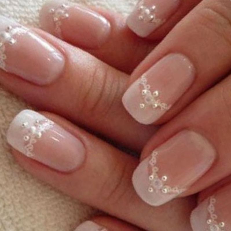 Acrylic Nails Designs For Weddings
 17 Cute Nail Designs For A Wedding StylePics