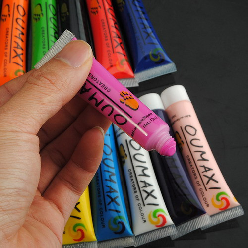 Acrylic Paints Nail Art
 12 Colors Paint Nail Art Painting Pigment Tips Tube Set