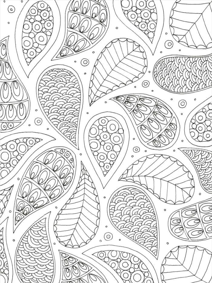 Adult Coloring Book Patterns
 Lizzie Preston Pattern colouring page for adults
