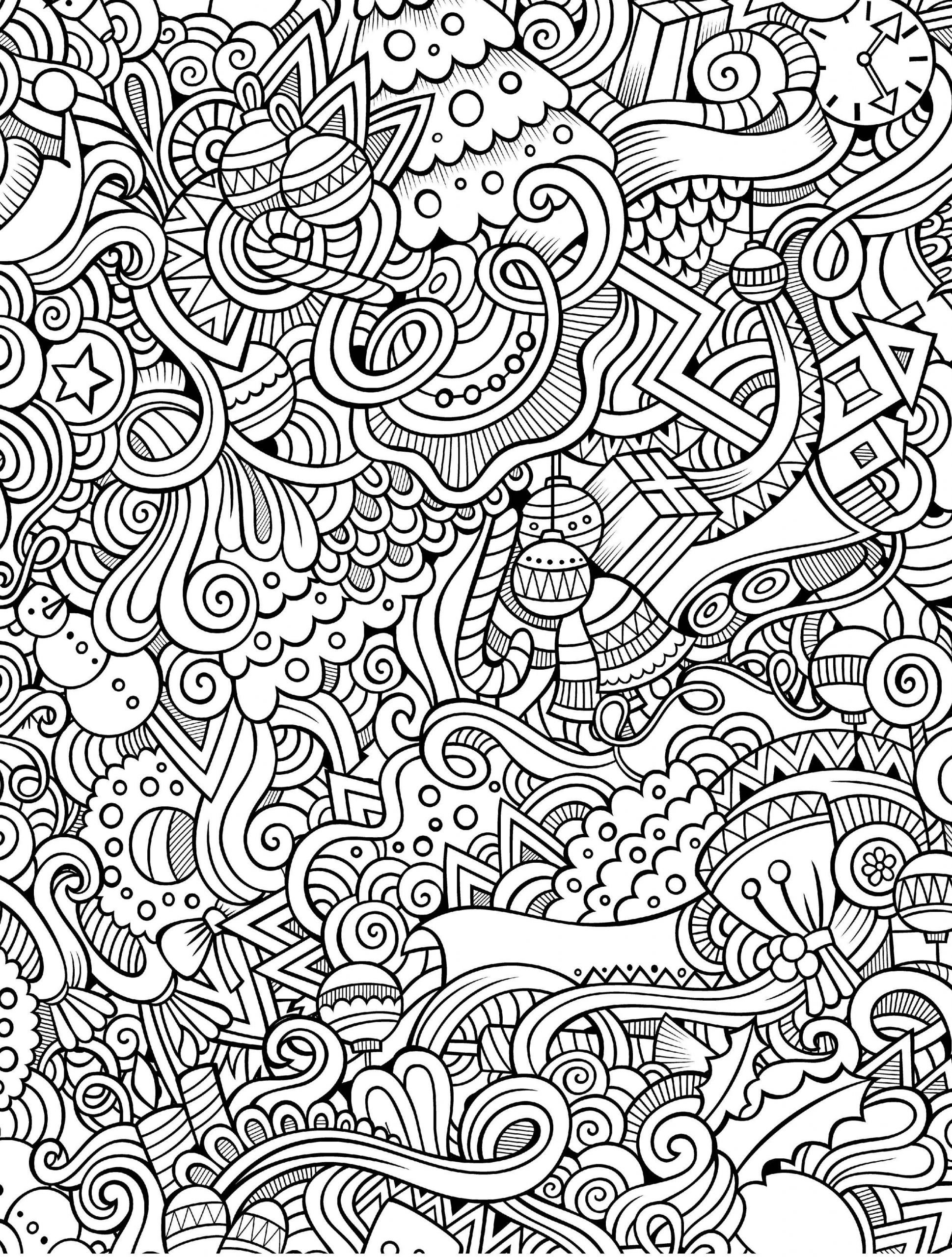 Adult Coloring Book Patterns
 10 Free Printable Holiday Adult Coloring Pages