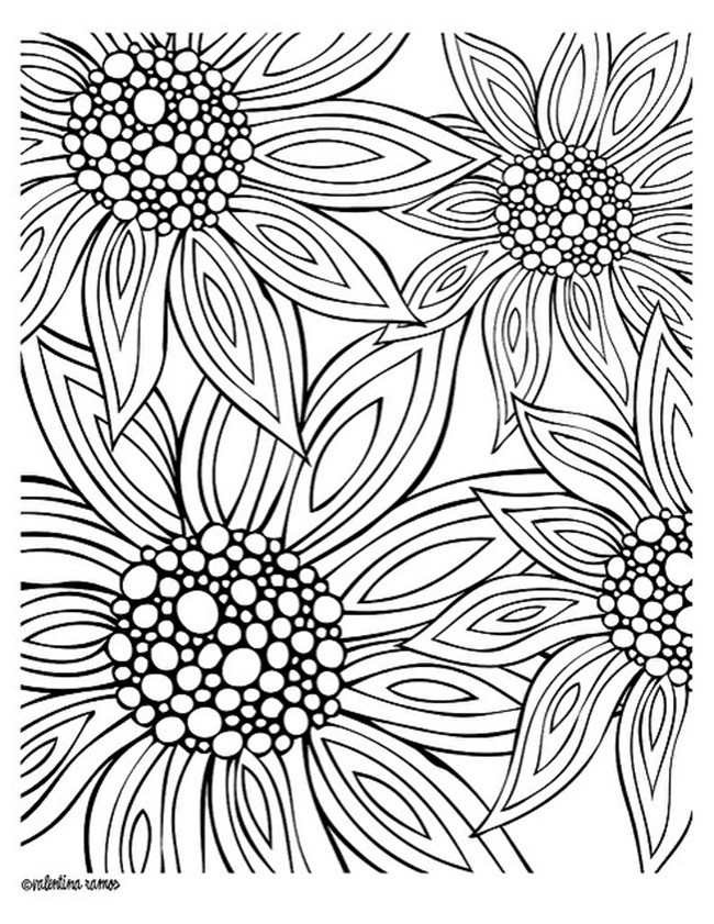 Adult Coloring Book Patterns
 12 Free Printable Adult Coloring Pages for Summer