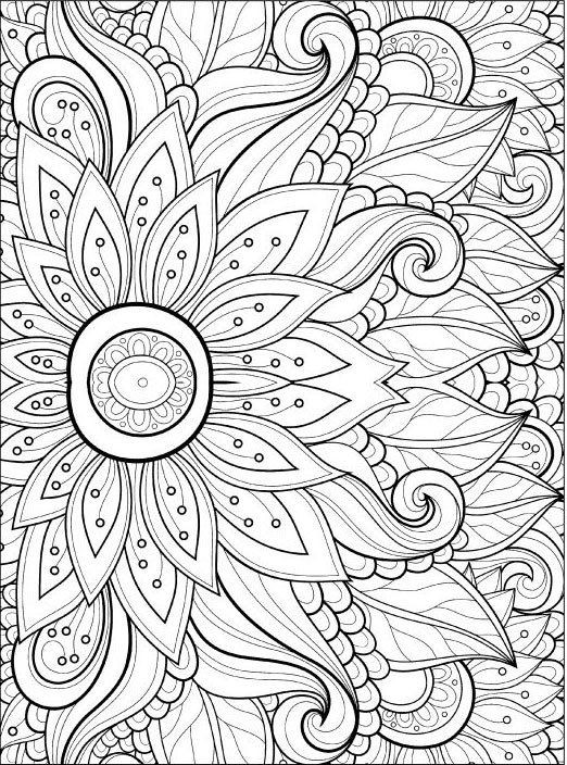 Adult Coloring Free Pages
 Adult Coloring Pages Flowers 2 2