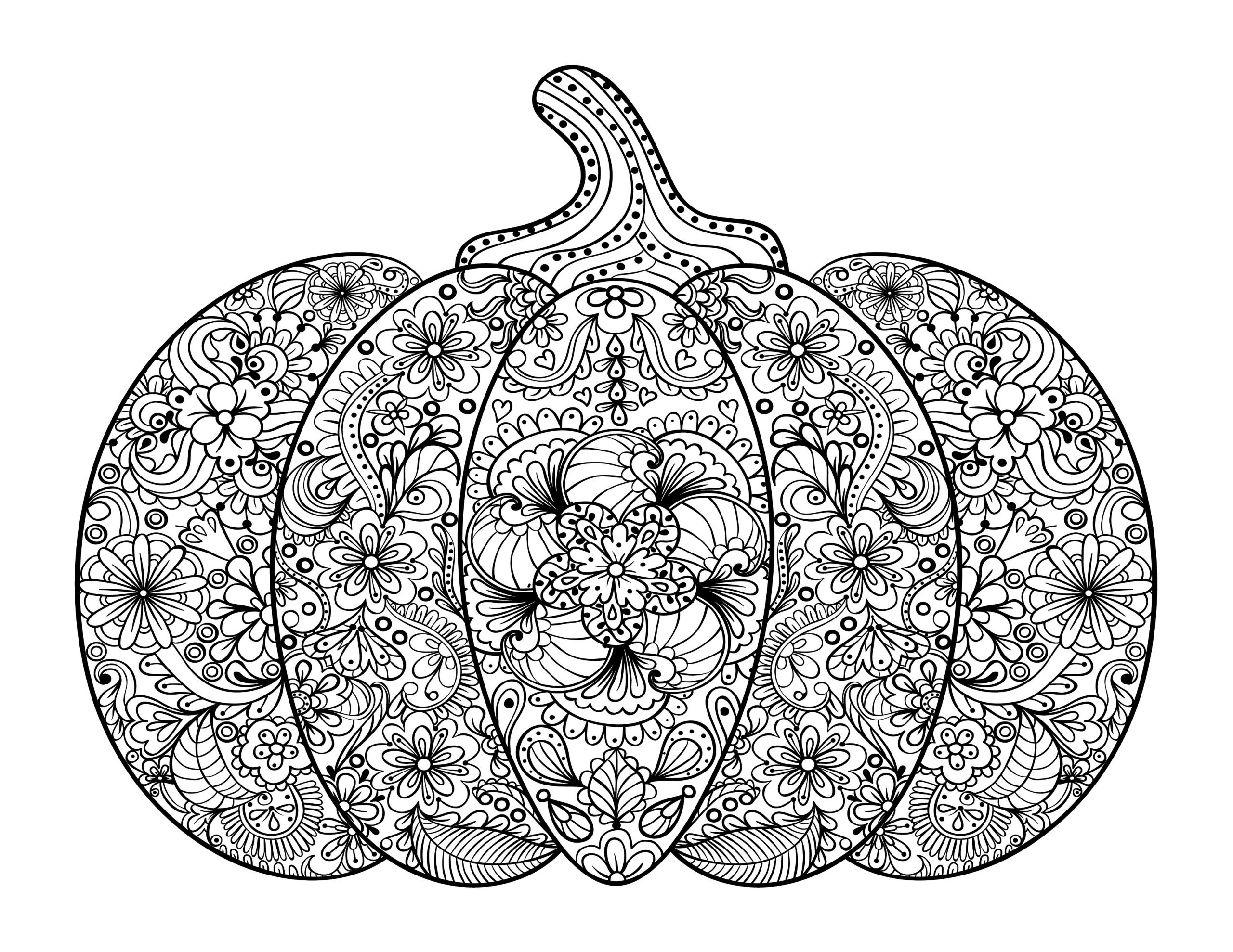 Adult Coloring Free Pages
 Free Adult Coloring Pages Pumpkin Delight Free Pretty