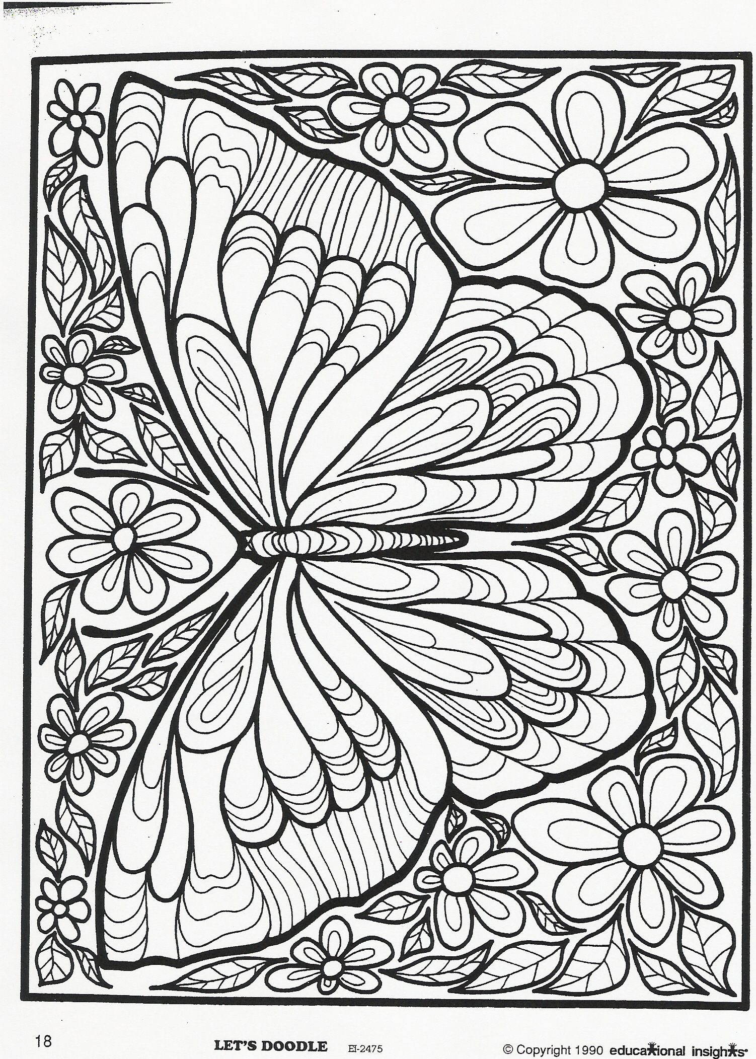 Adult Coloring Pages For Free
 All sizes butterfly Flickr Sharing