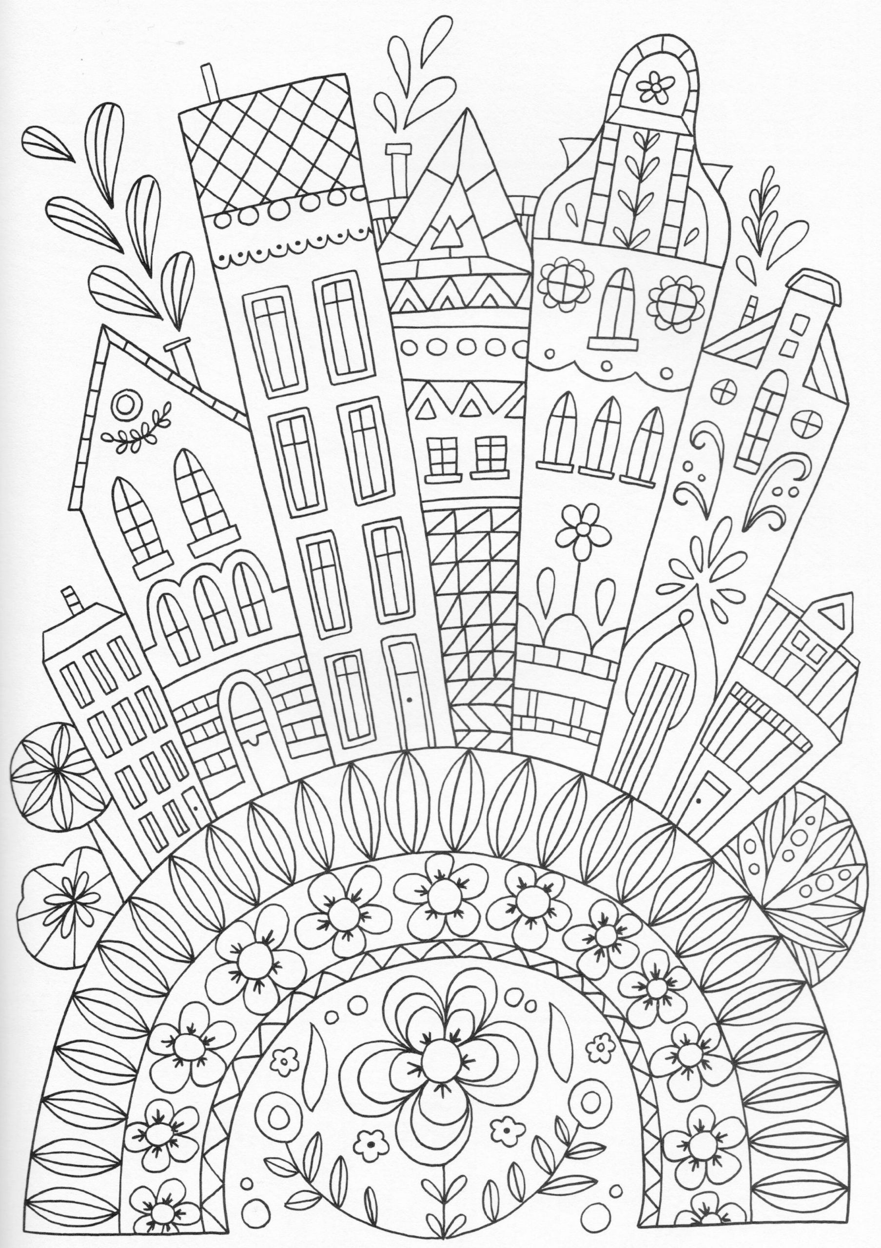 Adult Coloring Pages Pinterest
 Scandinavian Coloring Book Pg 32