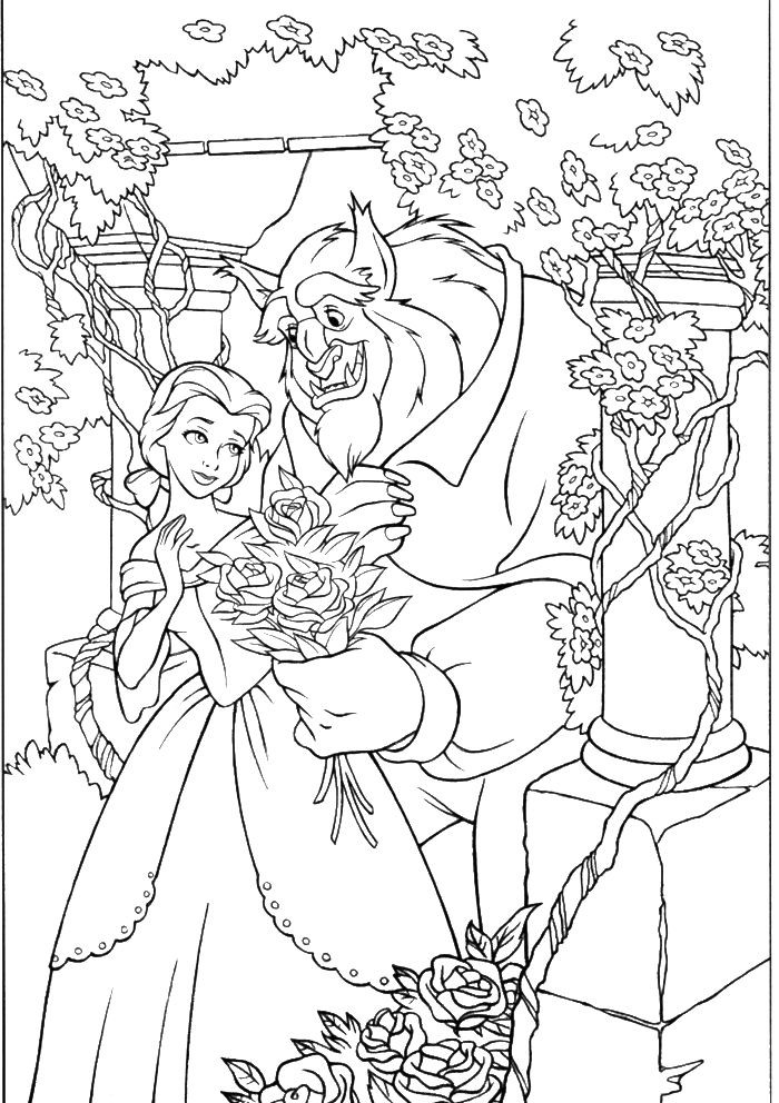 Adult Disney Coloring Pages
 42 best images about Coloring Pages LineArt Disney Beauty