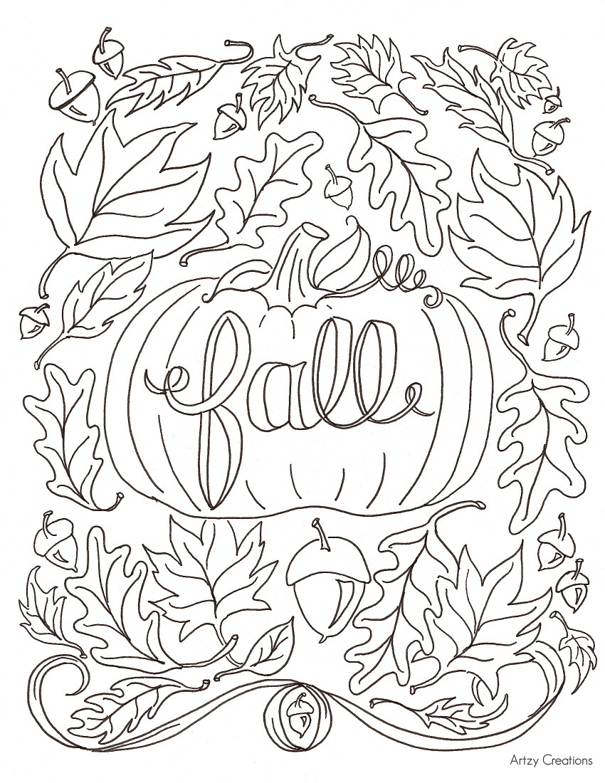 Adult Fall Coloring Pages
 Coloring Pages on Pinterest