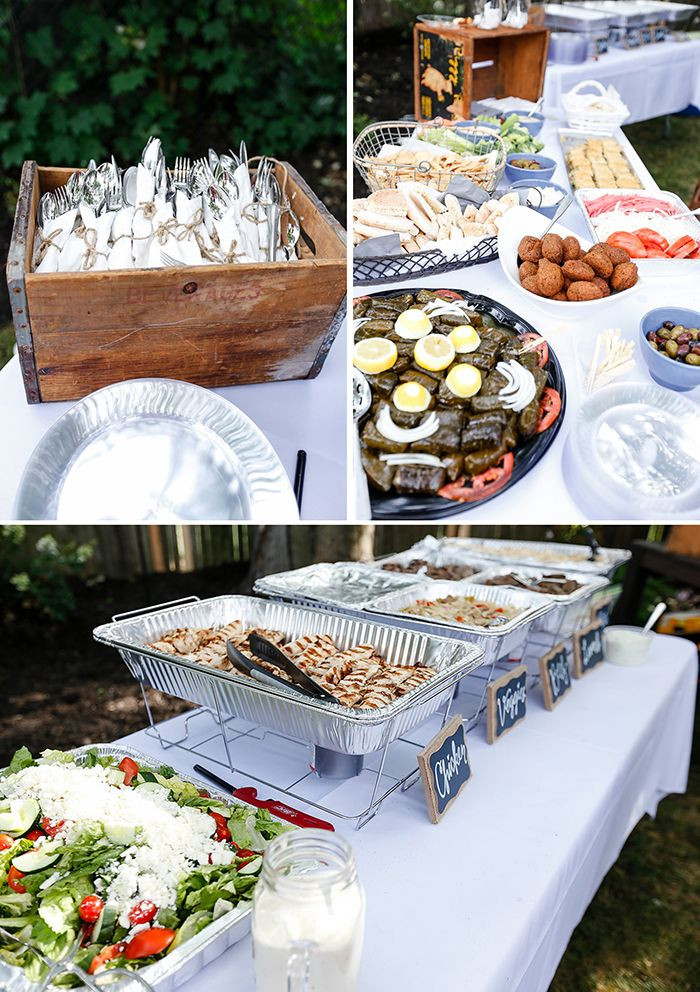 Affordable Engagement Party Ideas
 Our Backyard Engagement Party Details The Food & Utensil