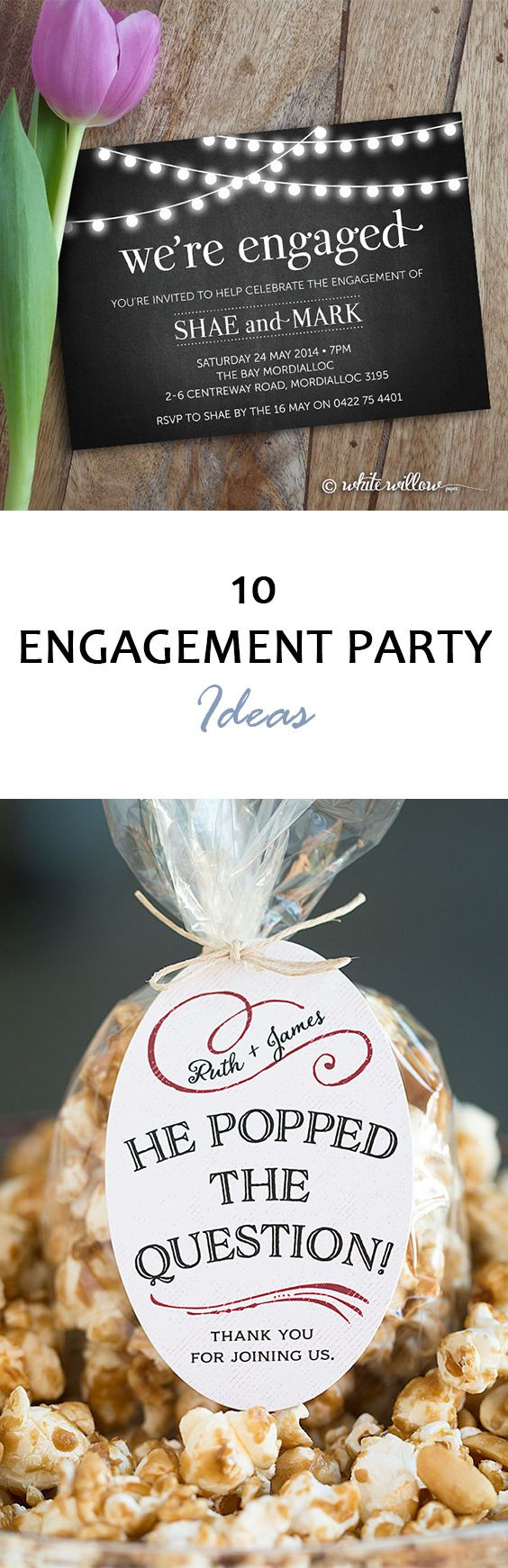 Affordable Engagement Party Ideas
 10 Engagement Party Ideas Oh My Veil